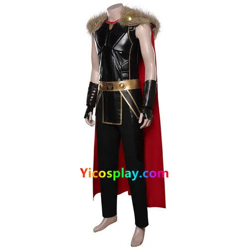 Thunder Thor Cosplay Costume Outfits Halloween Suit