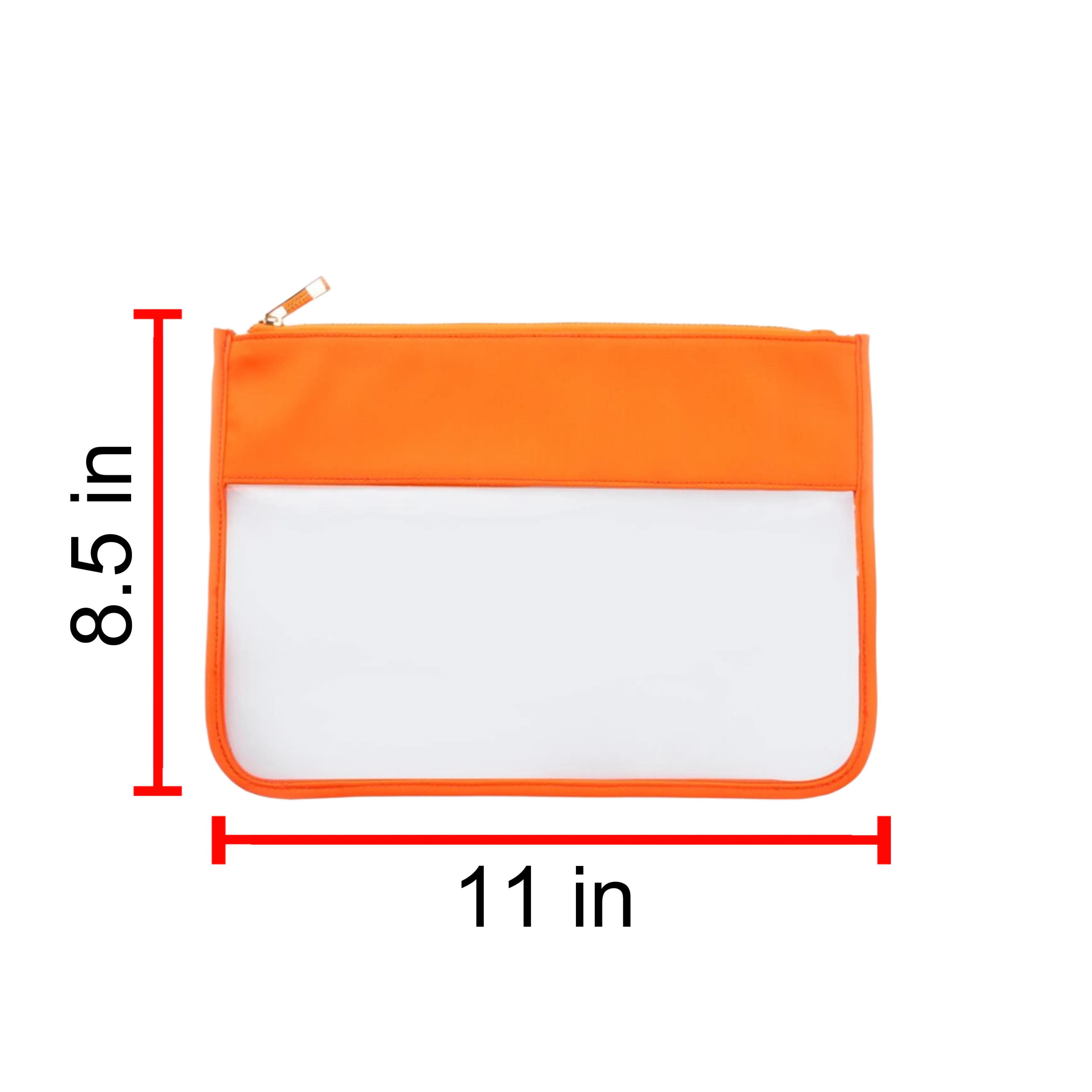 Travel Clear Nylon Zipper Pouch