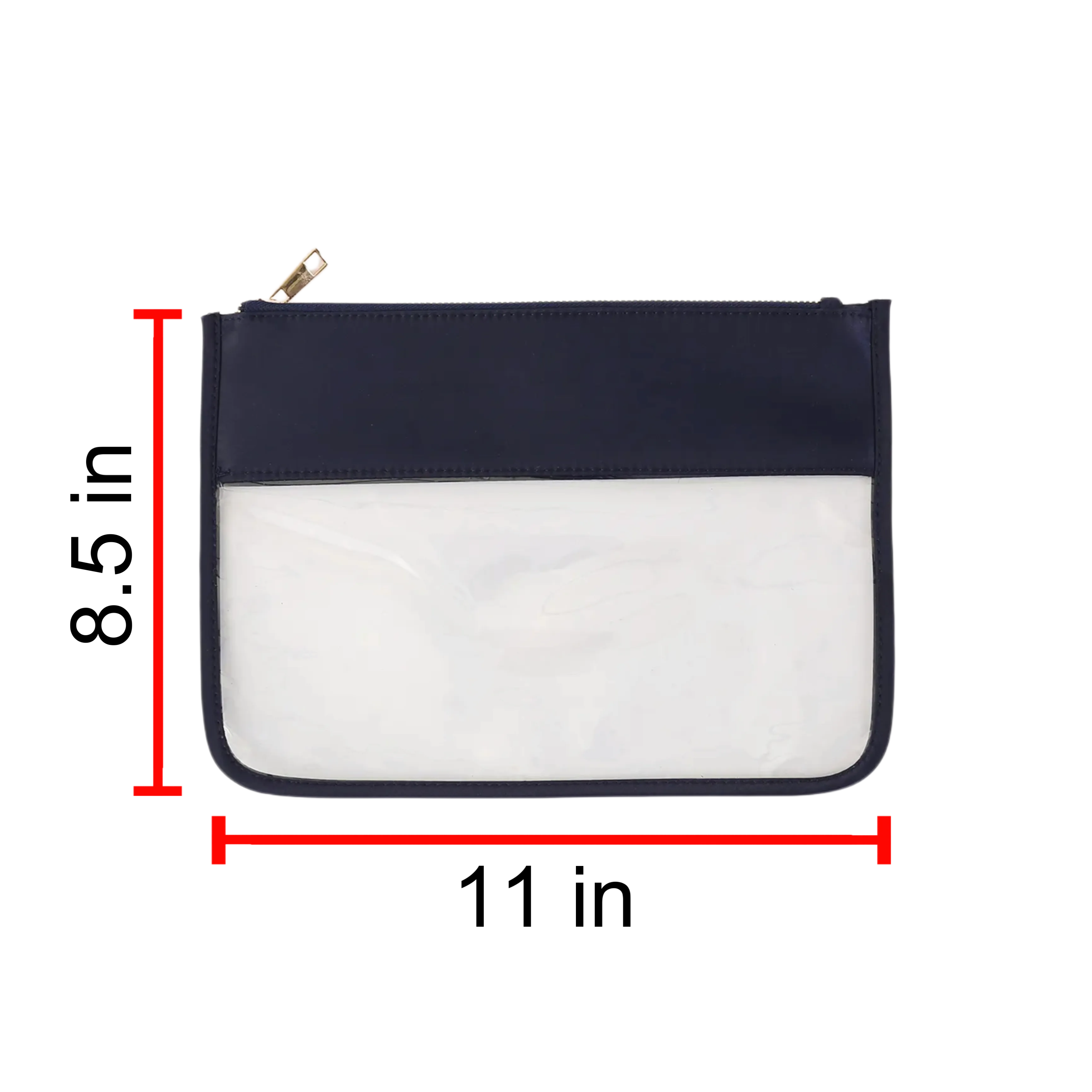Travel Clear Nylon Zipper Pouch