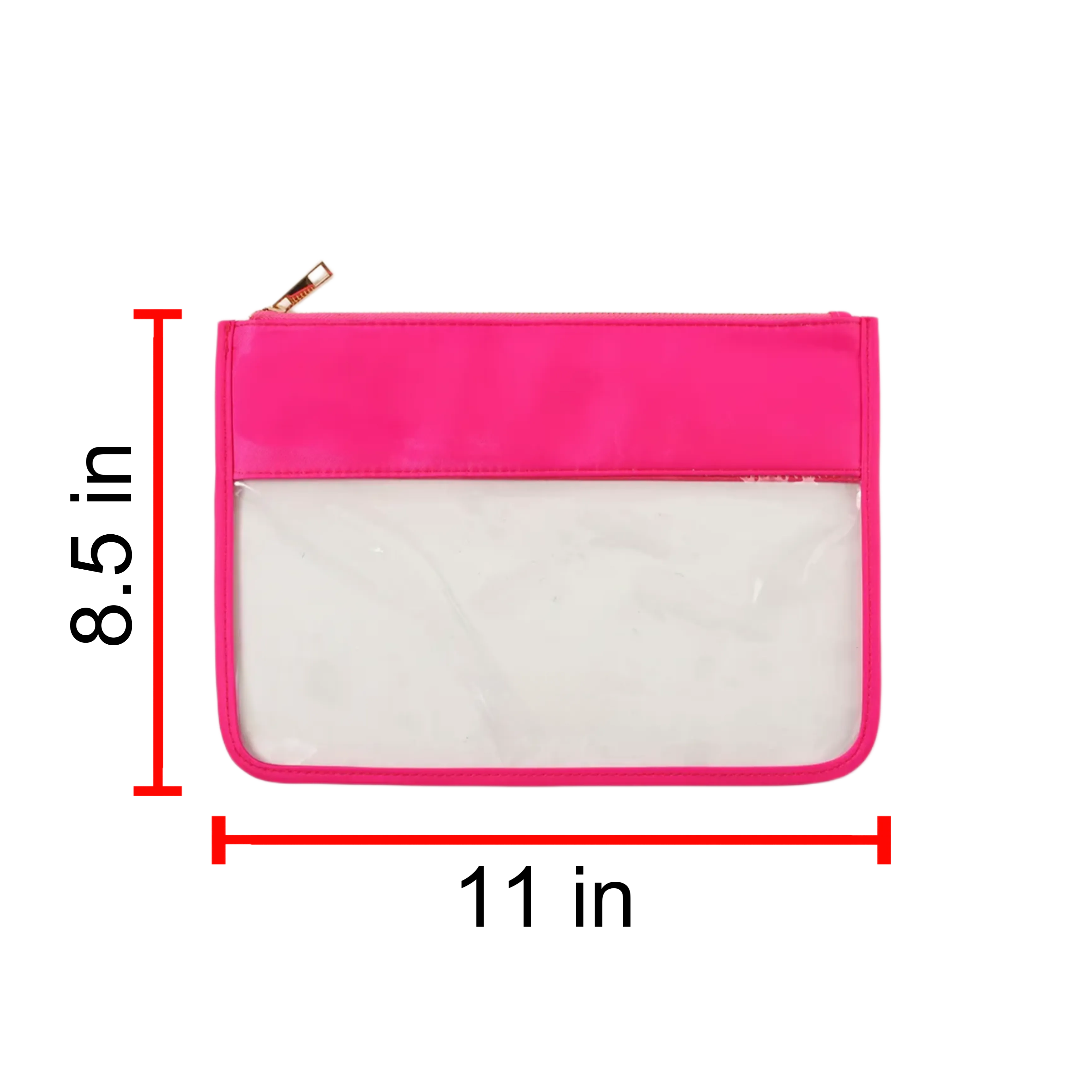 Travel Clear Nylon Zipper Pouch