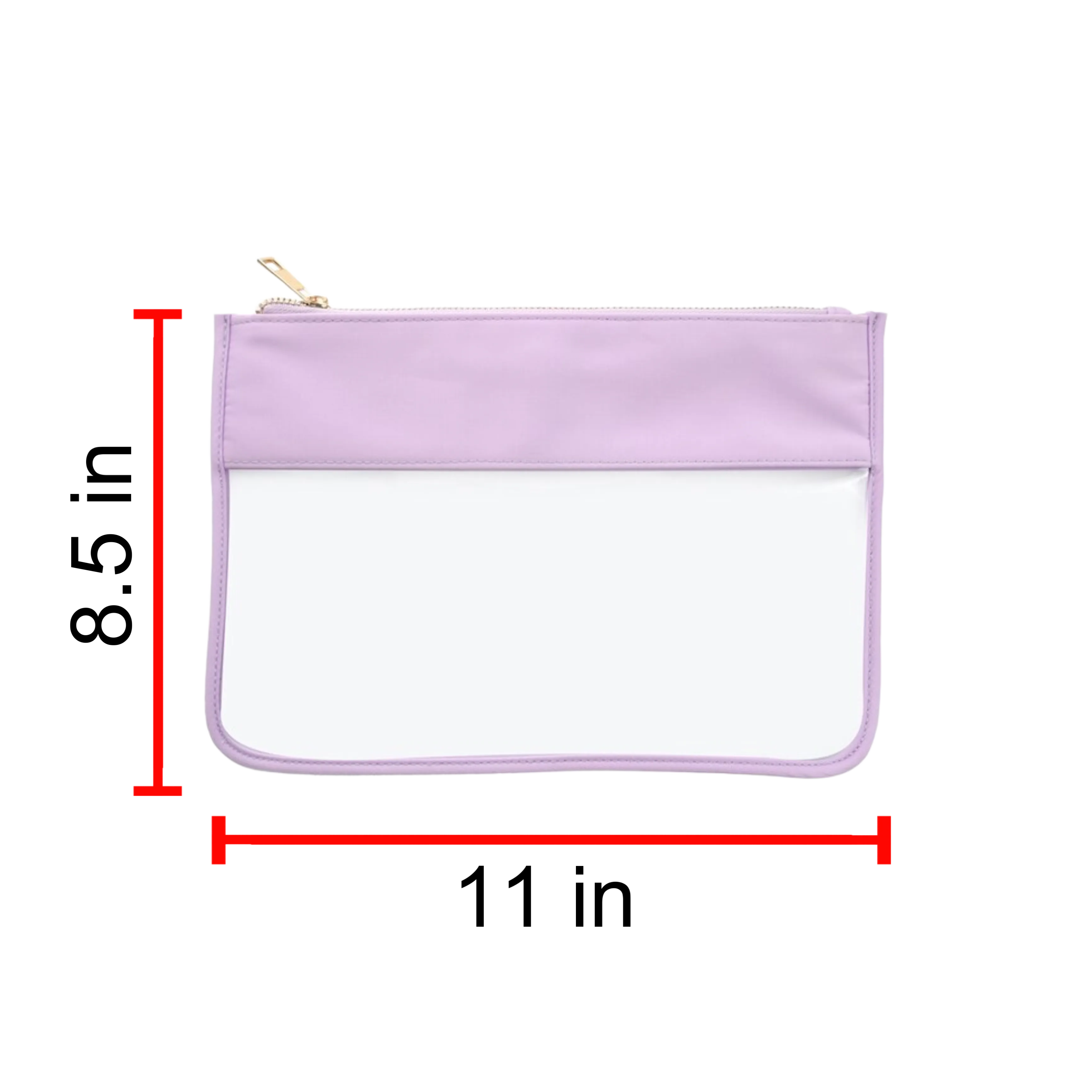 Travel Clear Nylon Zipper Pouch