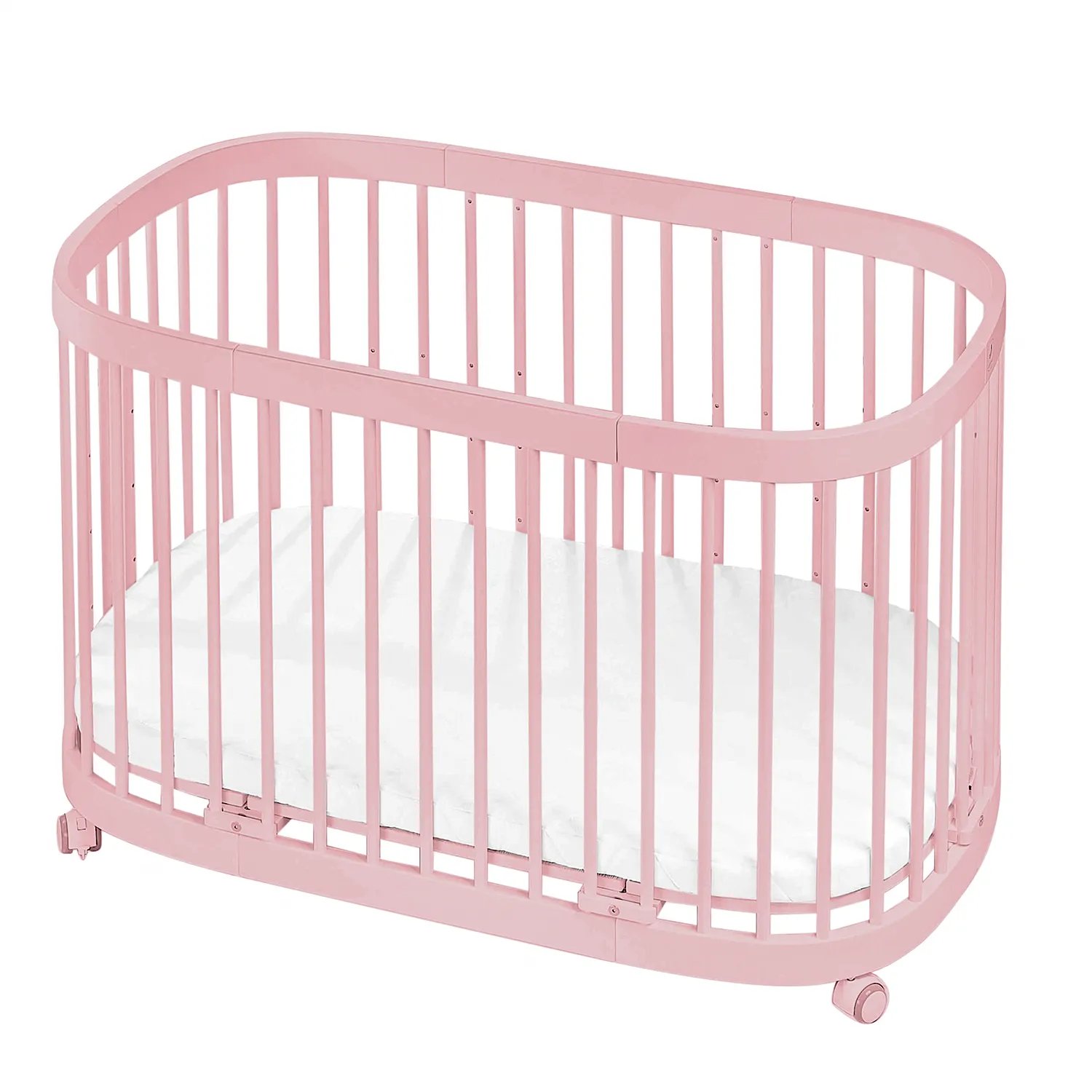 Tweeto 7 in 1 Baby Cot Rose Multifunctional