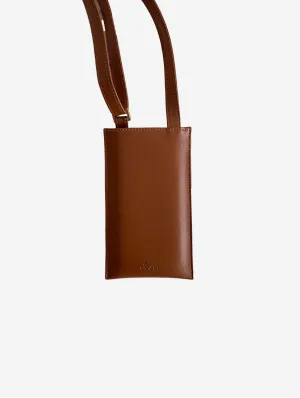 Vanilla Vegan Apple Leather Pouch | Brown