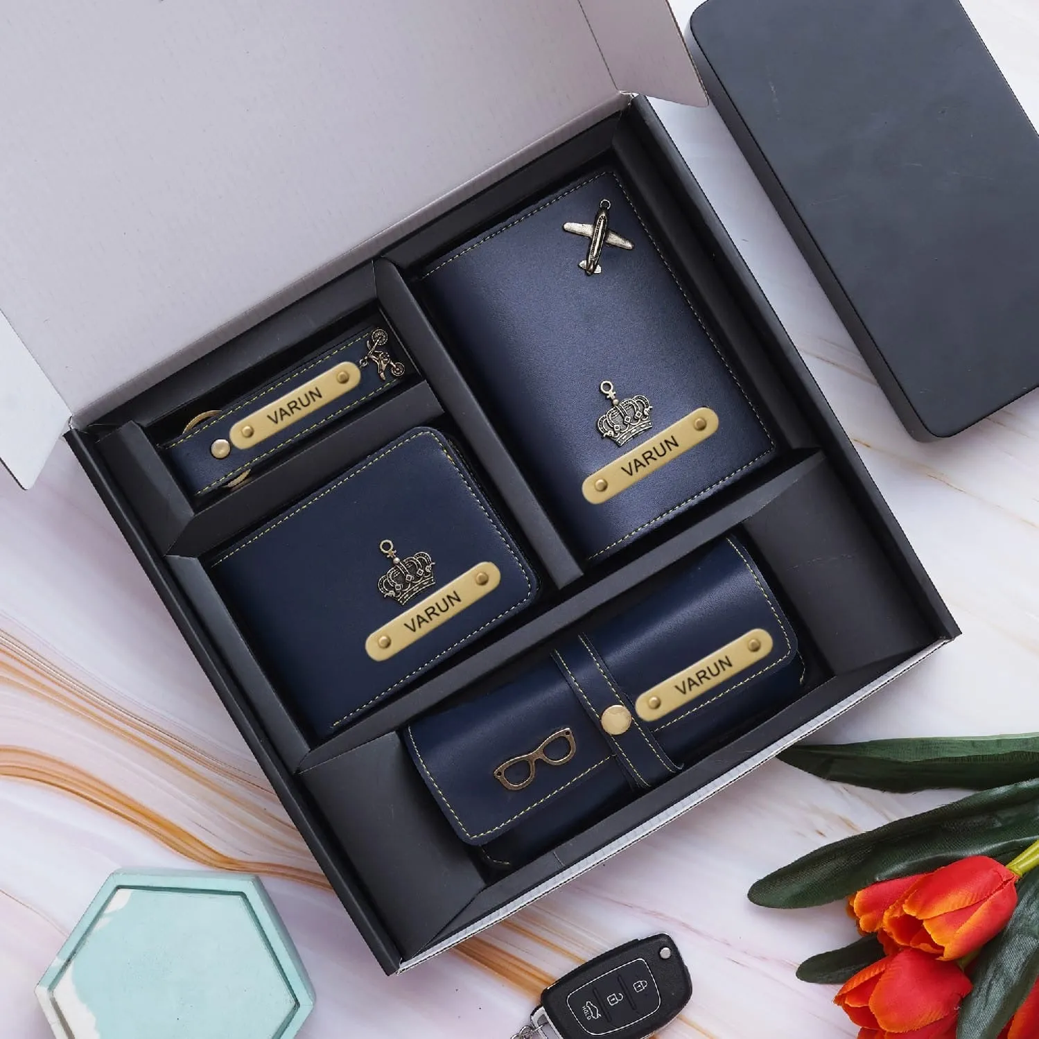 Vegan Leather Gift Set