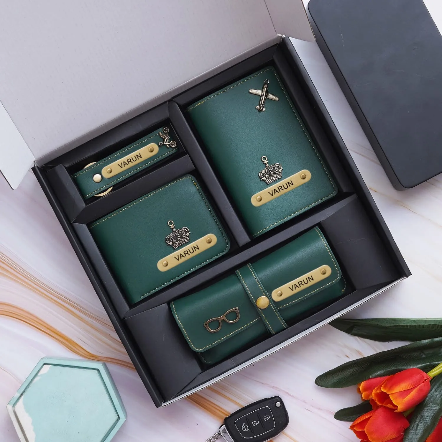 Vegan Leather Gift Set