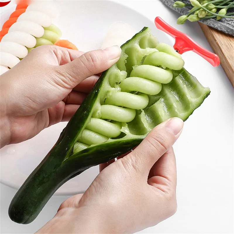 Vegetables Knife Chopper Easy Spiral Screw