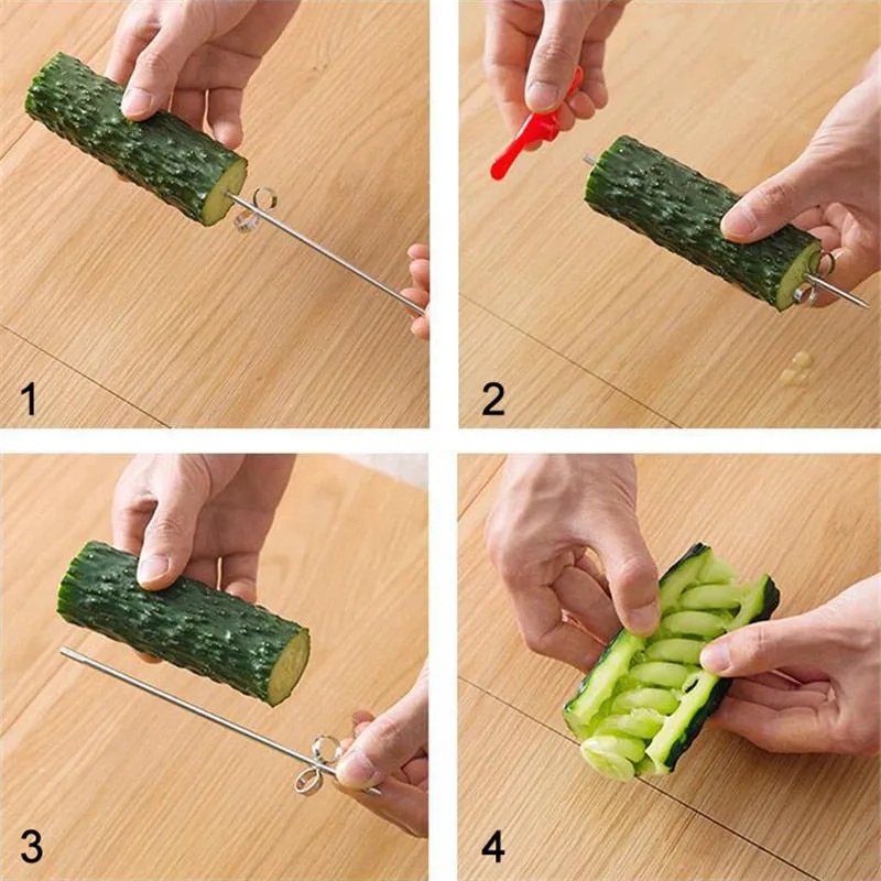 Vegetables Knife Chopper Easy Spiral Screw