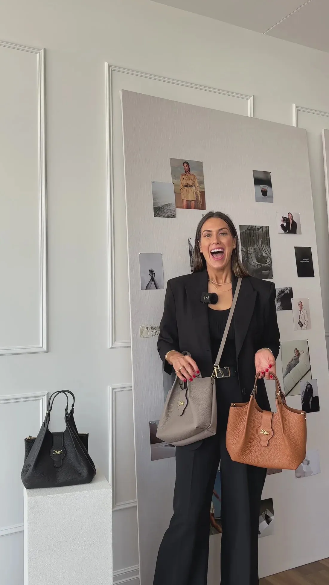Vestirsi Grace Small East West Tote Black