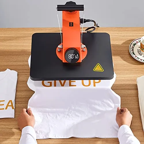 VEVOR Heat Press 15X12 Inch Heat Press Machine 5 in 1 Digital Multifunctional Sublimation T-Shirt Heat Press Machine for T Shirts Hat Mug Cap Plate