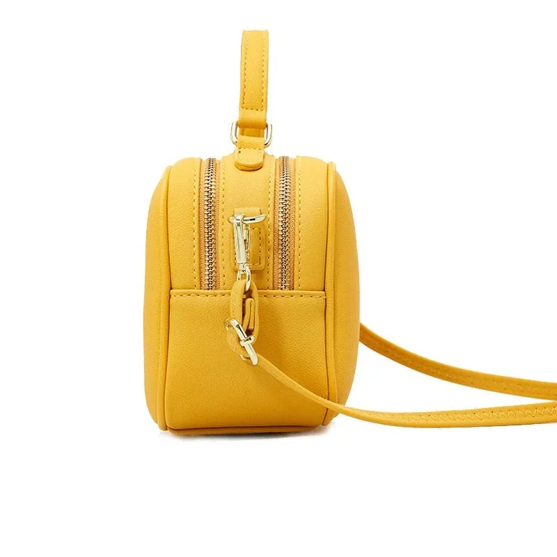 Vintage Crossbody Camera Bag PU Leather Camera Bags for Women Fashion Small Camera Bag