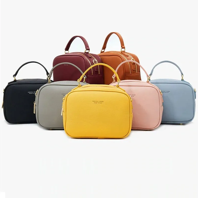 Vintage Crossbody Camera Bag PU Leather Camera Bags for Women Fashion Small Camera Bag