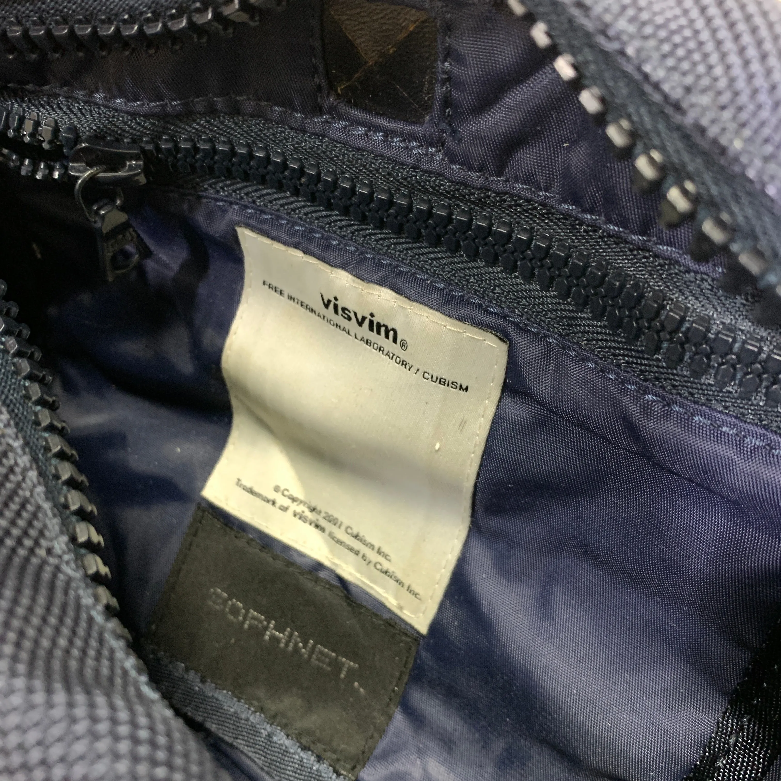 Visvim x Sophnet Ballistic Lumbar Mini Waist Shoulder Bag Navy
