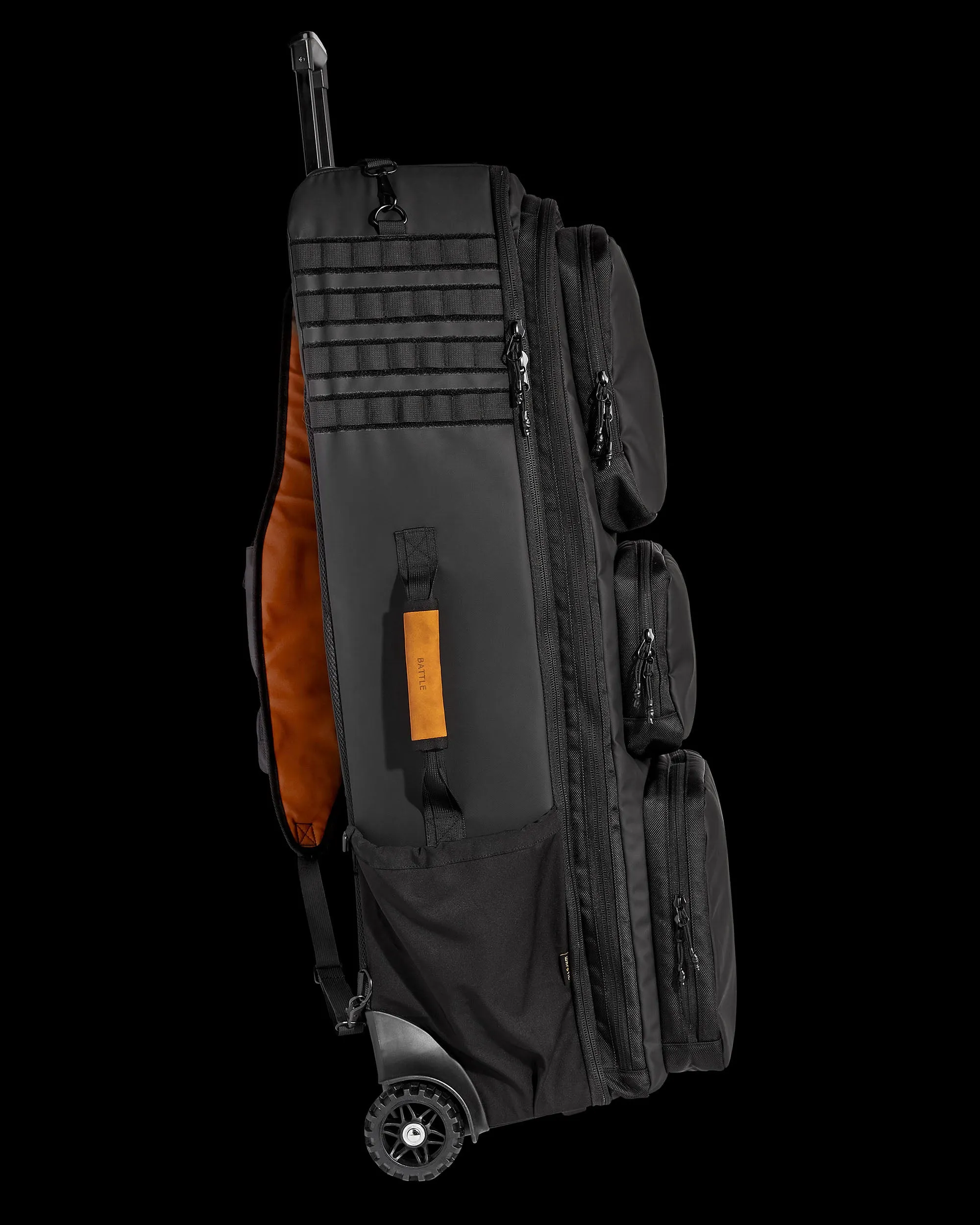WARRIOR CATCHER'S WHEELED BAG (BLACK)