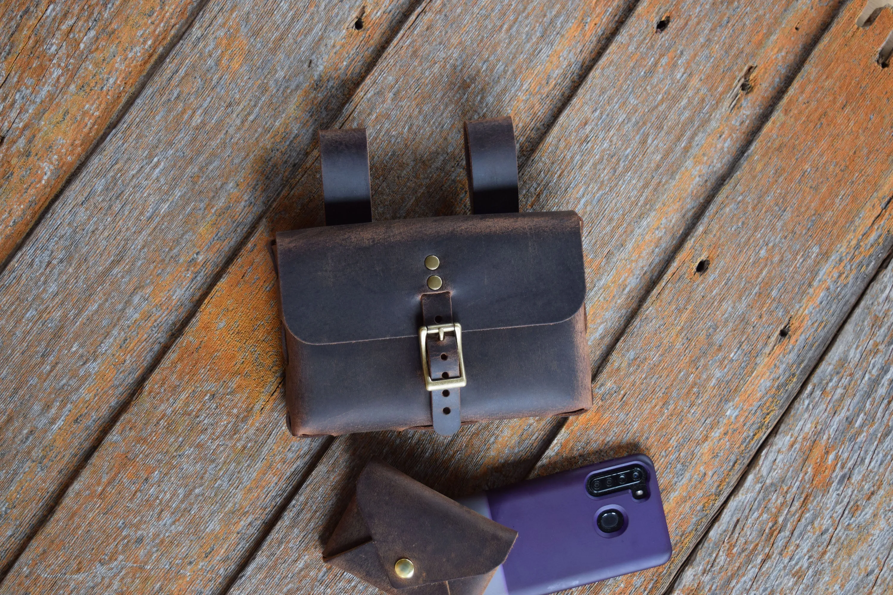 Weaved Belt Pouch - Large (Horizontal Version)