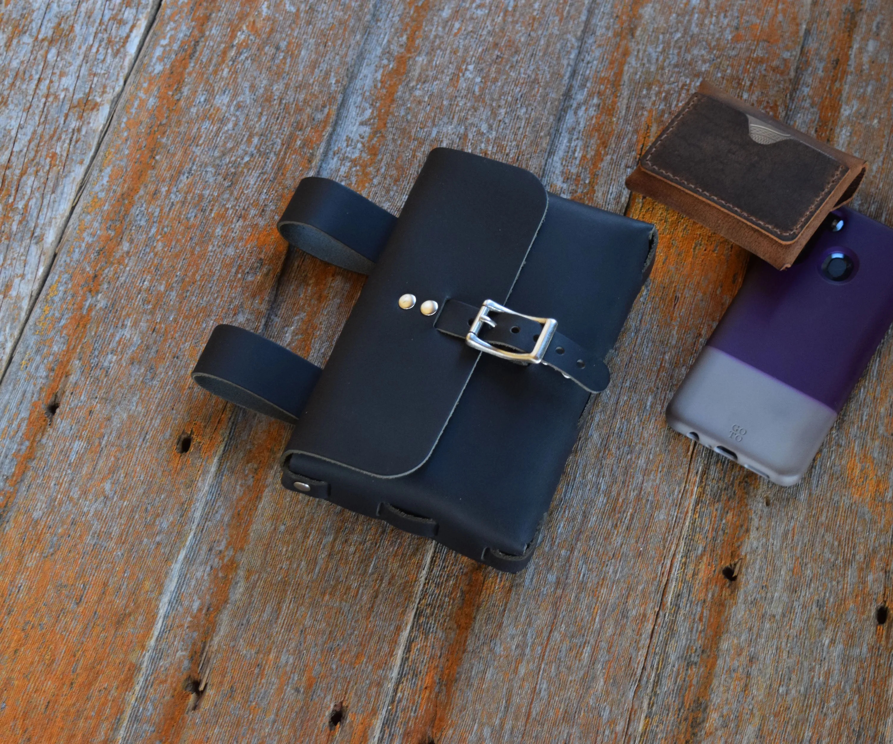 Weaved Belt Pouch - Large (Horizontal Version)