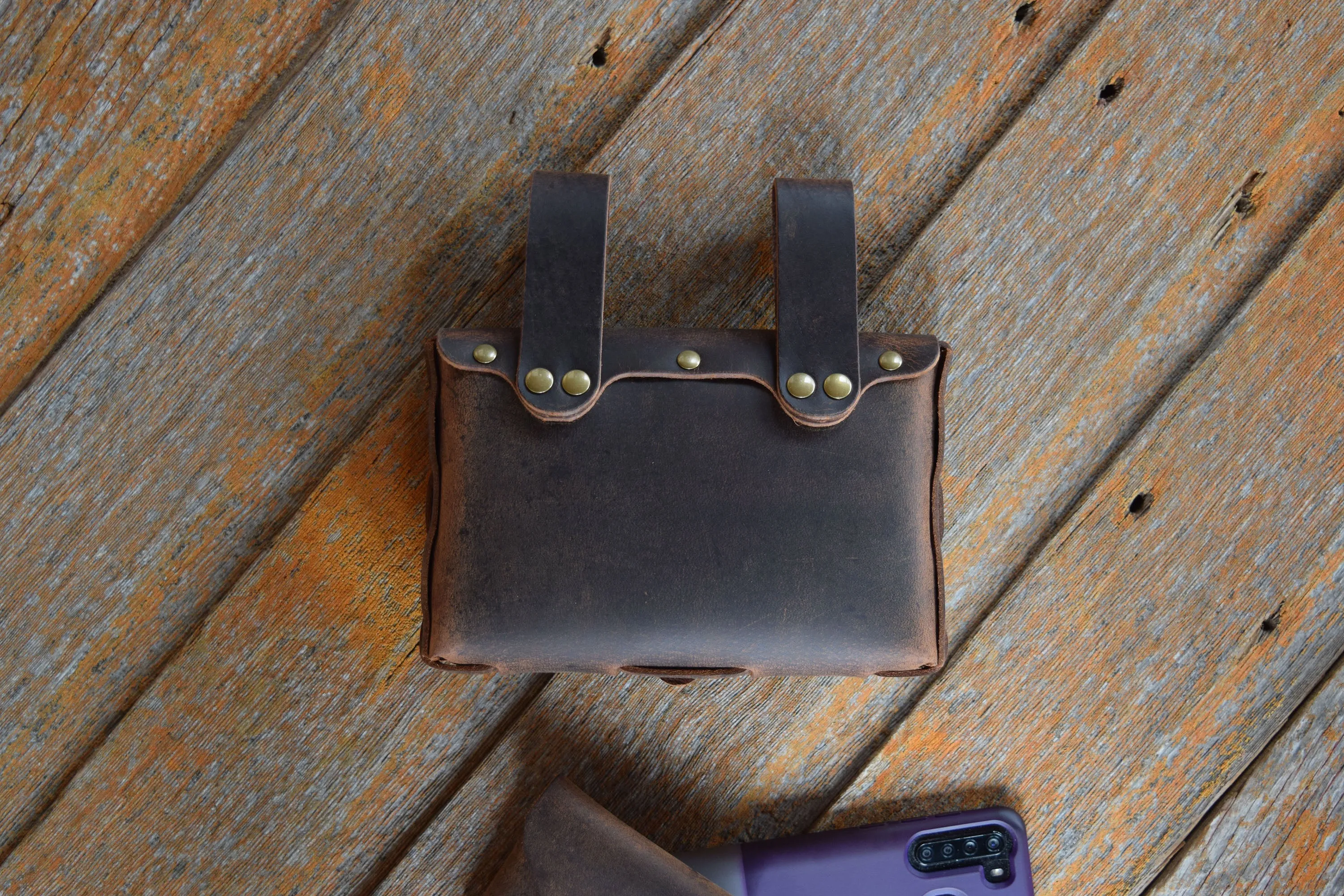 Weaved Belt Pouch - Large (Horizontal Version)