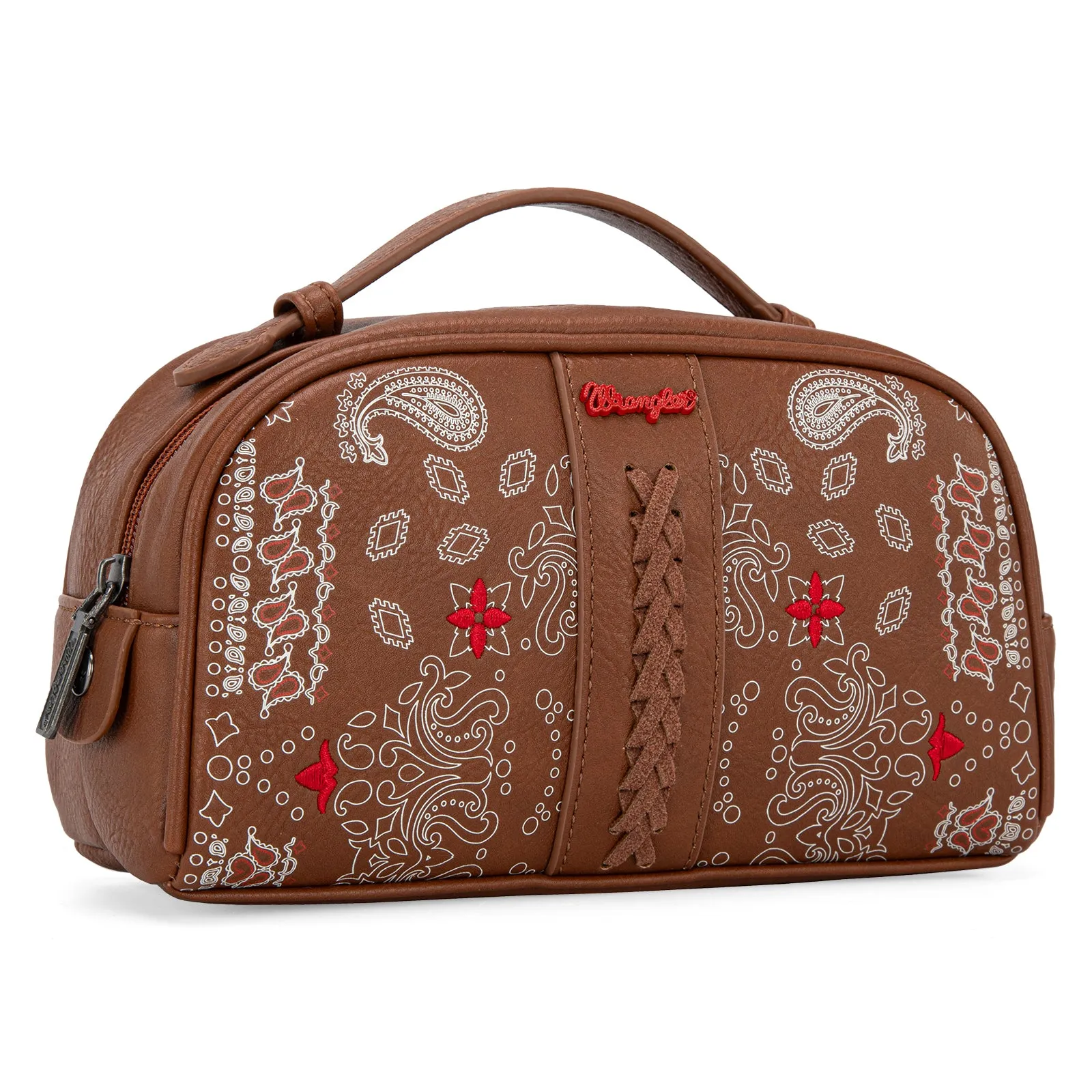 WG134-190 Wrangler Bandana Paisley Print Multi Purpose/Travel Pouch