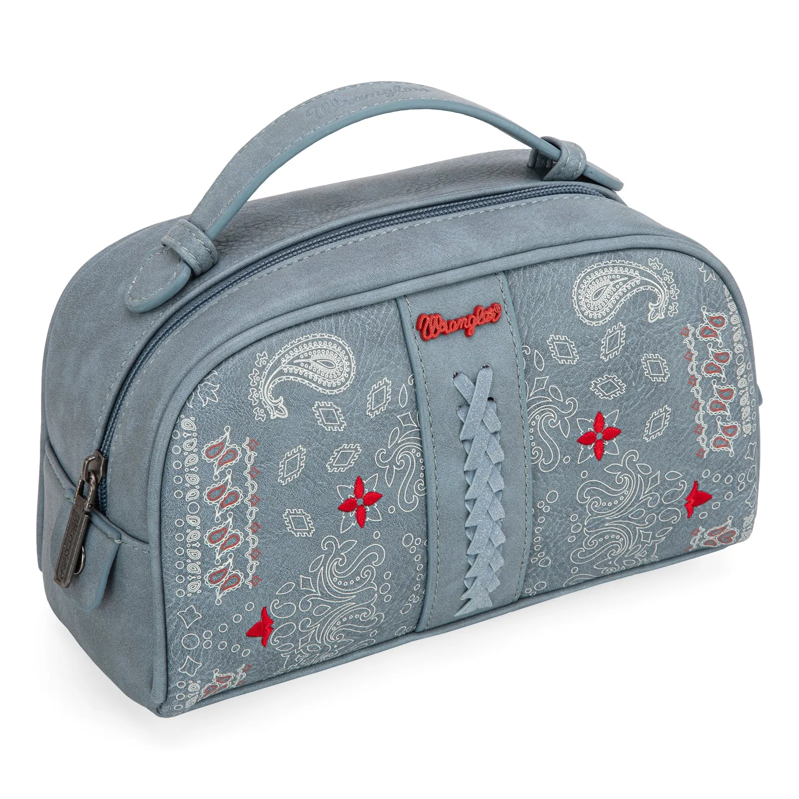 WG134-190 Wrangler Bandana Paisley Print Multi Purpose/Travel Pouch