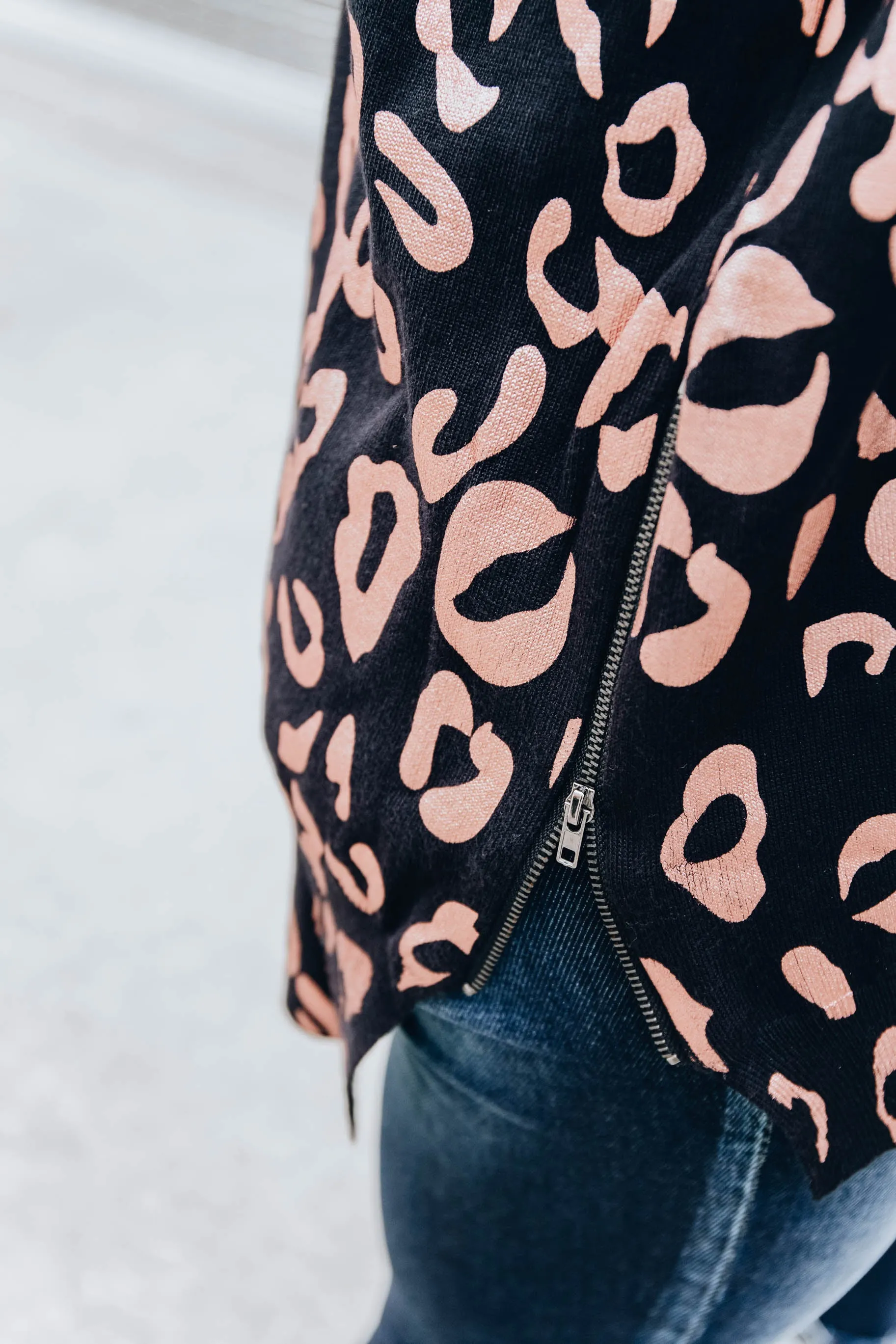 What I Want Leopard Sweater - Black