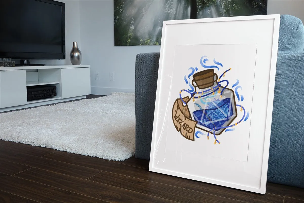 Wizard Potion Bottle Gallery Canvas Art Print