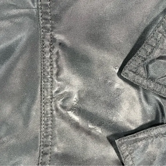 Women Harley Davidson Black Zippers‎ Moto Nylon Riding Biker Jacket Sz M