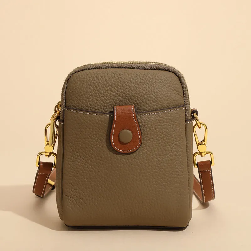 Women's Niche First Layer Leather Multifunctional Crossbody Bags