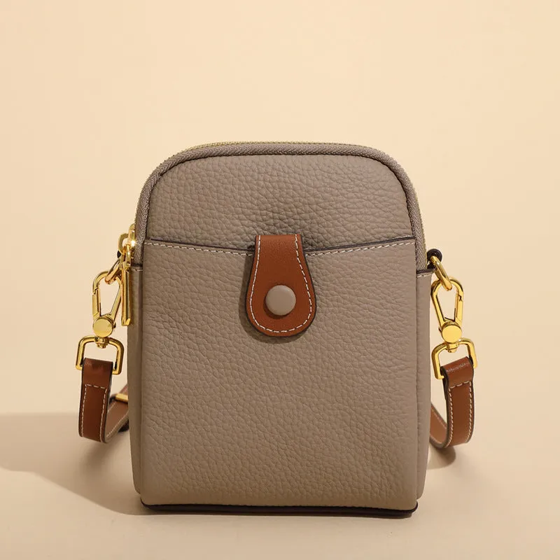 Women's Niche First Layer Leather Multifunctional Crossbody Bags