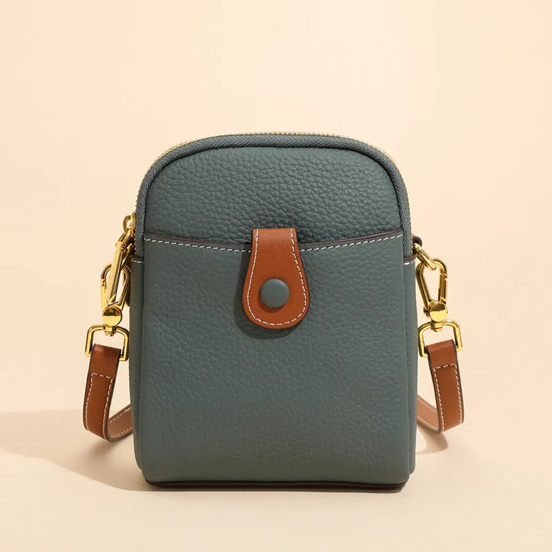 Women's Niche First Layer Leather Multifunctional Crossbody Bags