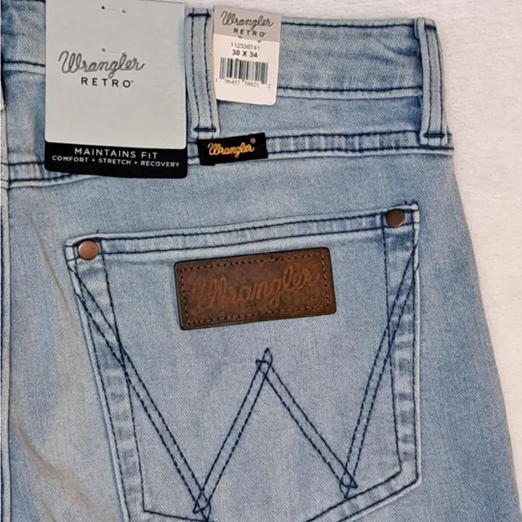 Wrangler Retro Women's High Rise Embellished Trumpet Flare - Size 30&quot; Waist