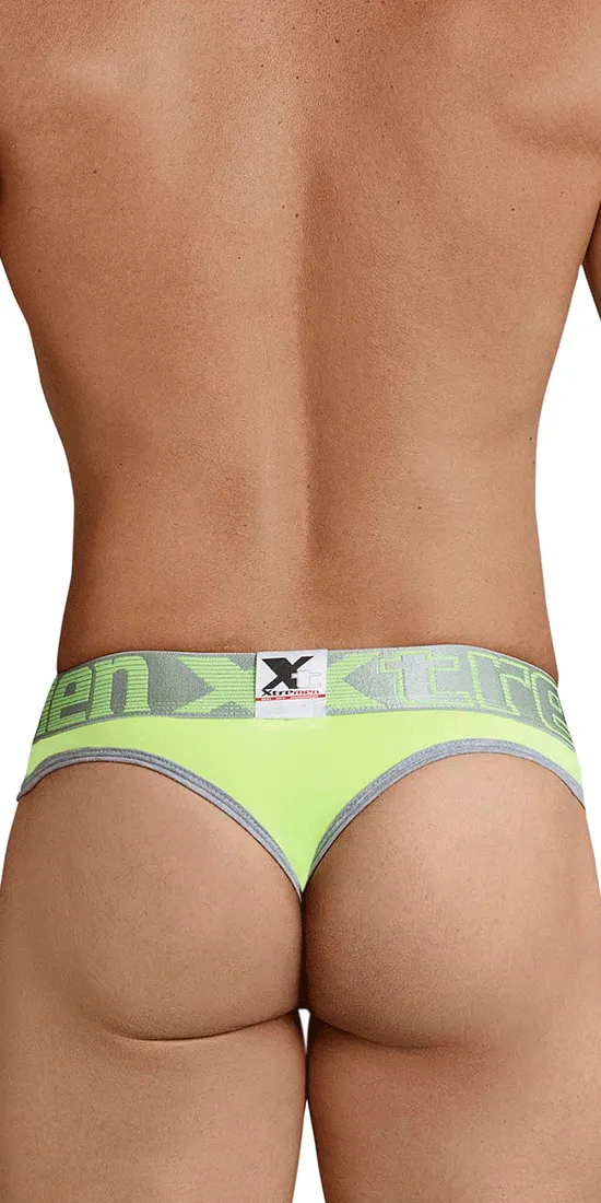 Xtremen 91031-3 3pk Piping Thongs Green-white-blue