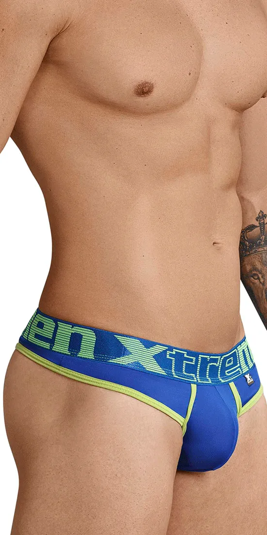 Xtremen 91031-3 3pk Piping Thongs Green-white-blue