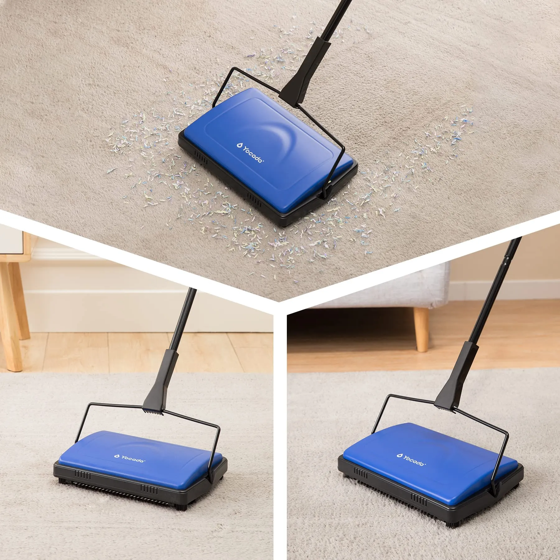 Yocada Carpet Sweeper Cleaner for Home Office