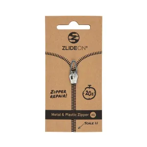 ZlideOn Metal & Plastic Repair Zipper - XS